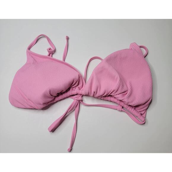 Old Navy Pink Ribbed Swimsuit Top XL - Picture 1 of 6